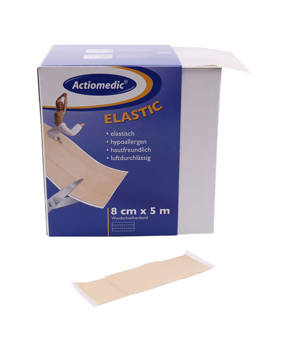ACTIOMEDIC elastic wond-snelverband, huidkleurig, XX73529-01