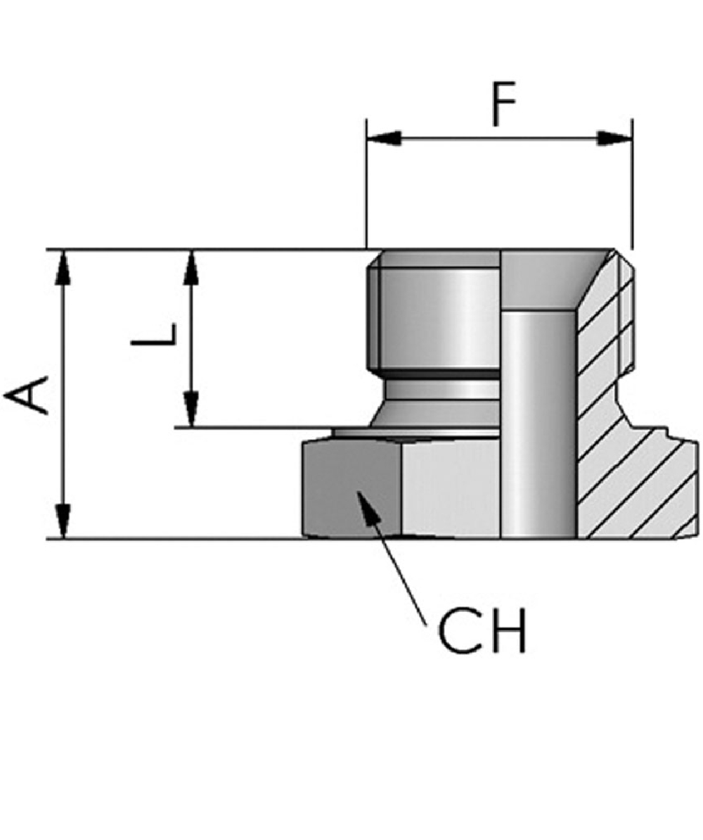 FB Hydraulik Schrauben als Staub- und Gewindeschutz, XXST154-0000