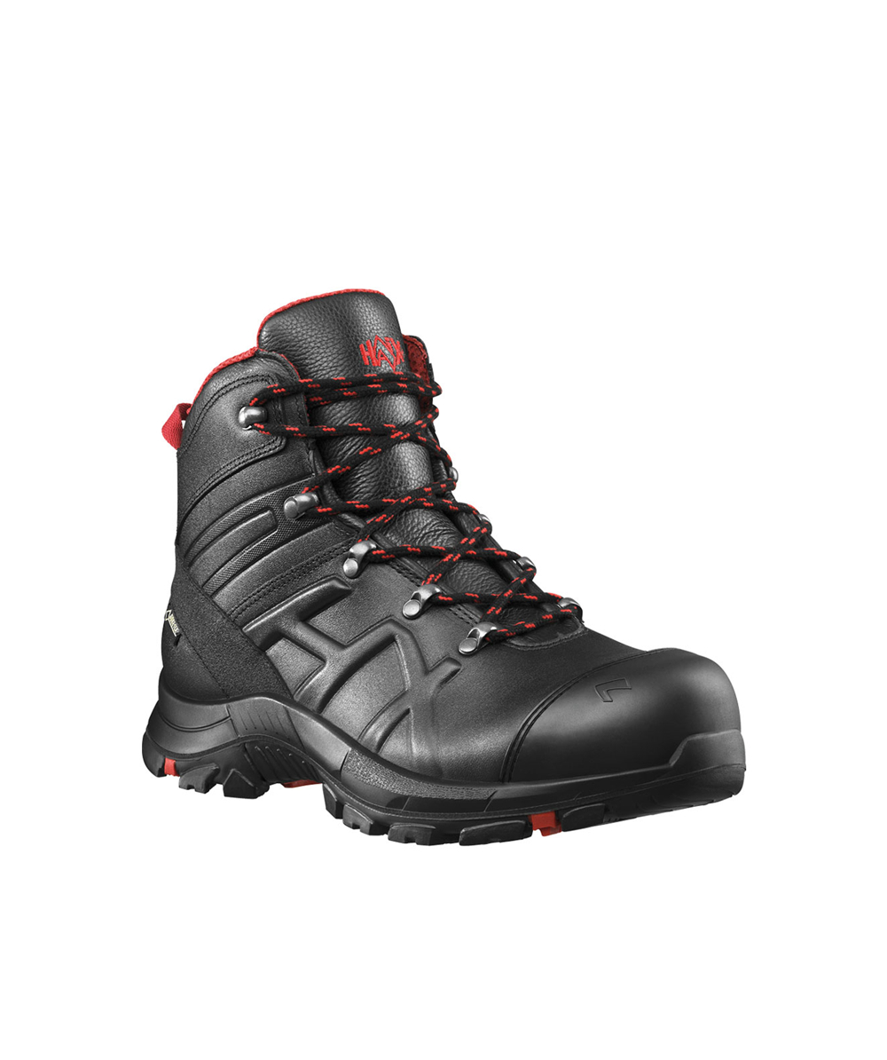 Haix Black Eagle Safety 54 Mid veiligheidsschoen, Zwart/rood, XX73407