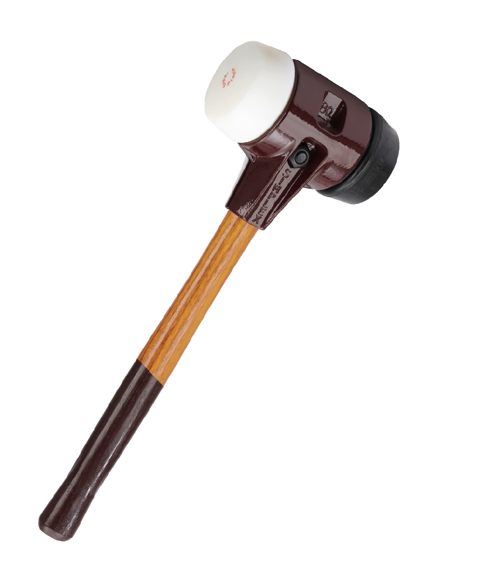Halder Simplex terugslagvrije hamer, 80 mm, Kopdiameter: 80 mm, XX97167