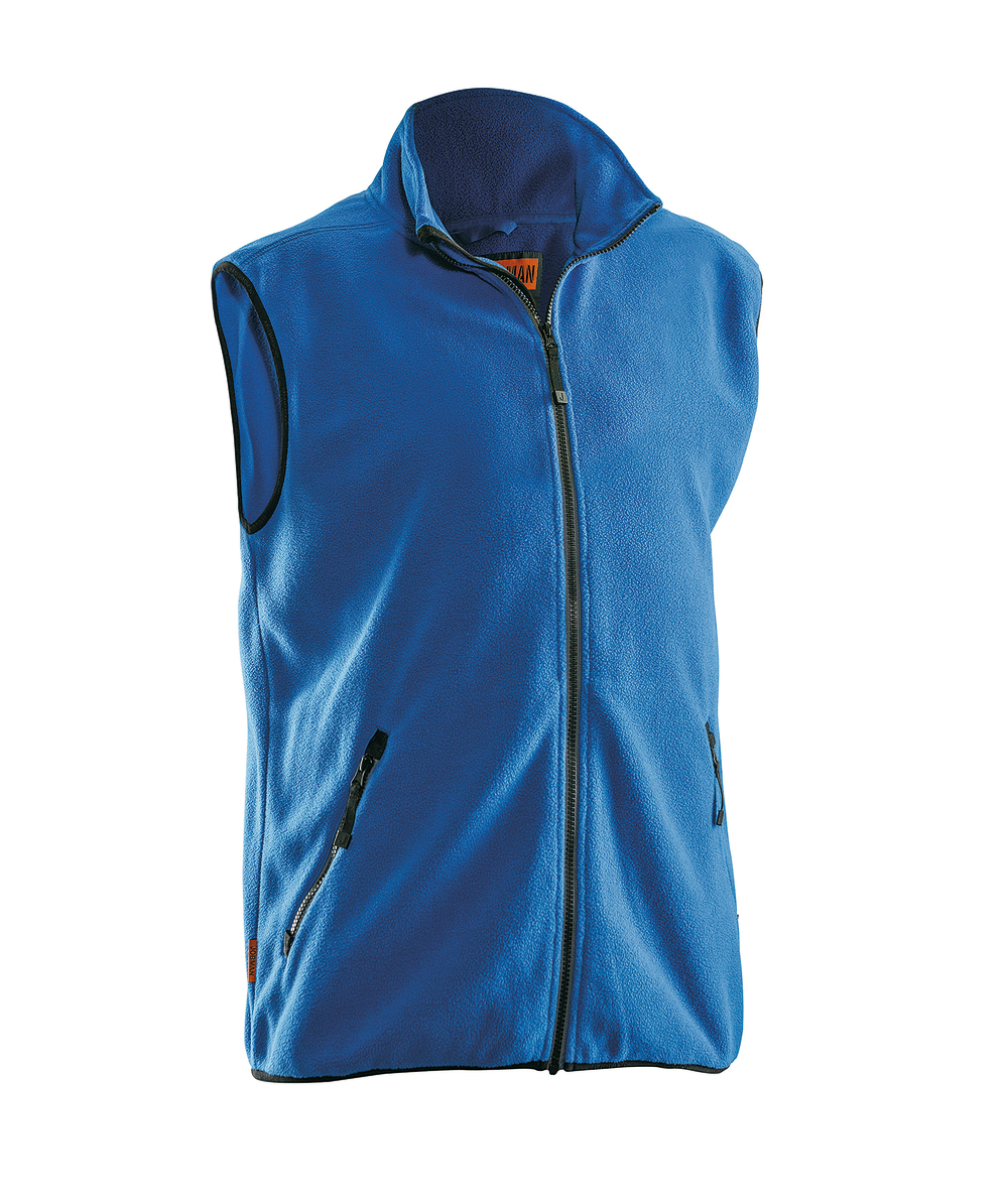 Jobman Fleece bodywarmer 7501, blauw, XXJB7501B