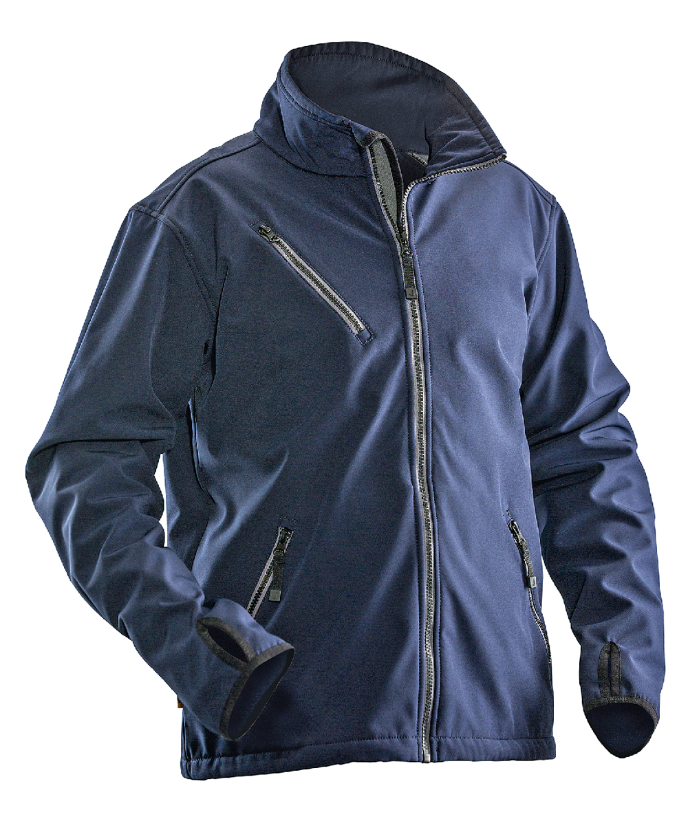 Jobman Softshell Jas 1201, marineblauw, XXJB1201M