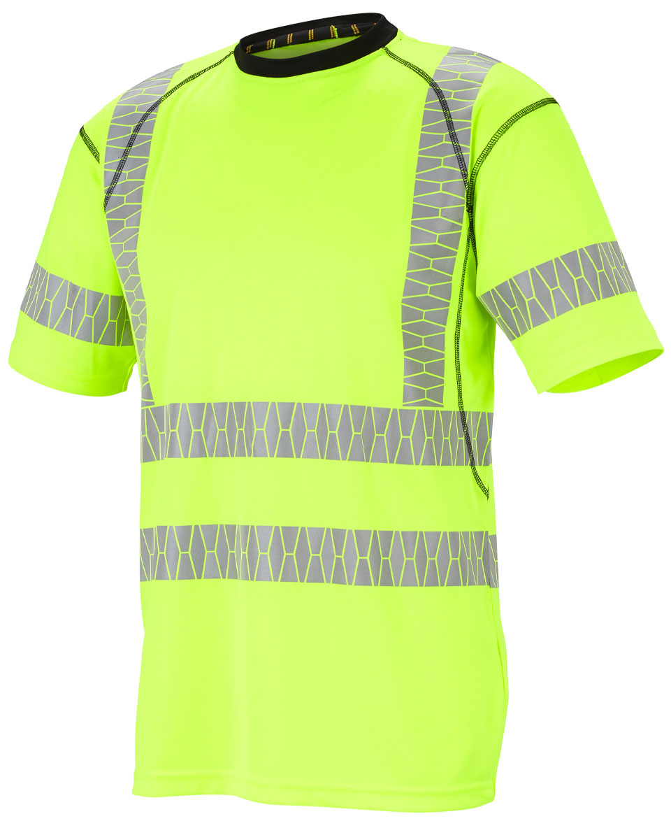 Jobman T-shirt UV HiVis 5597 geel
