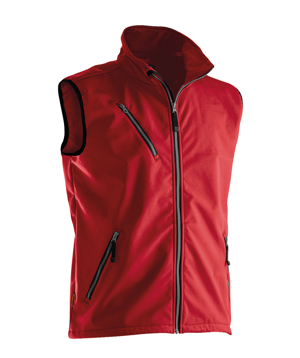 Jobman softshell-bodywarmer 7502, rood, XXJB7502R