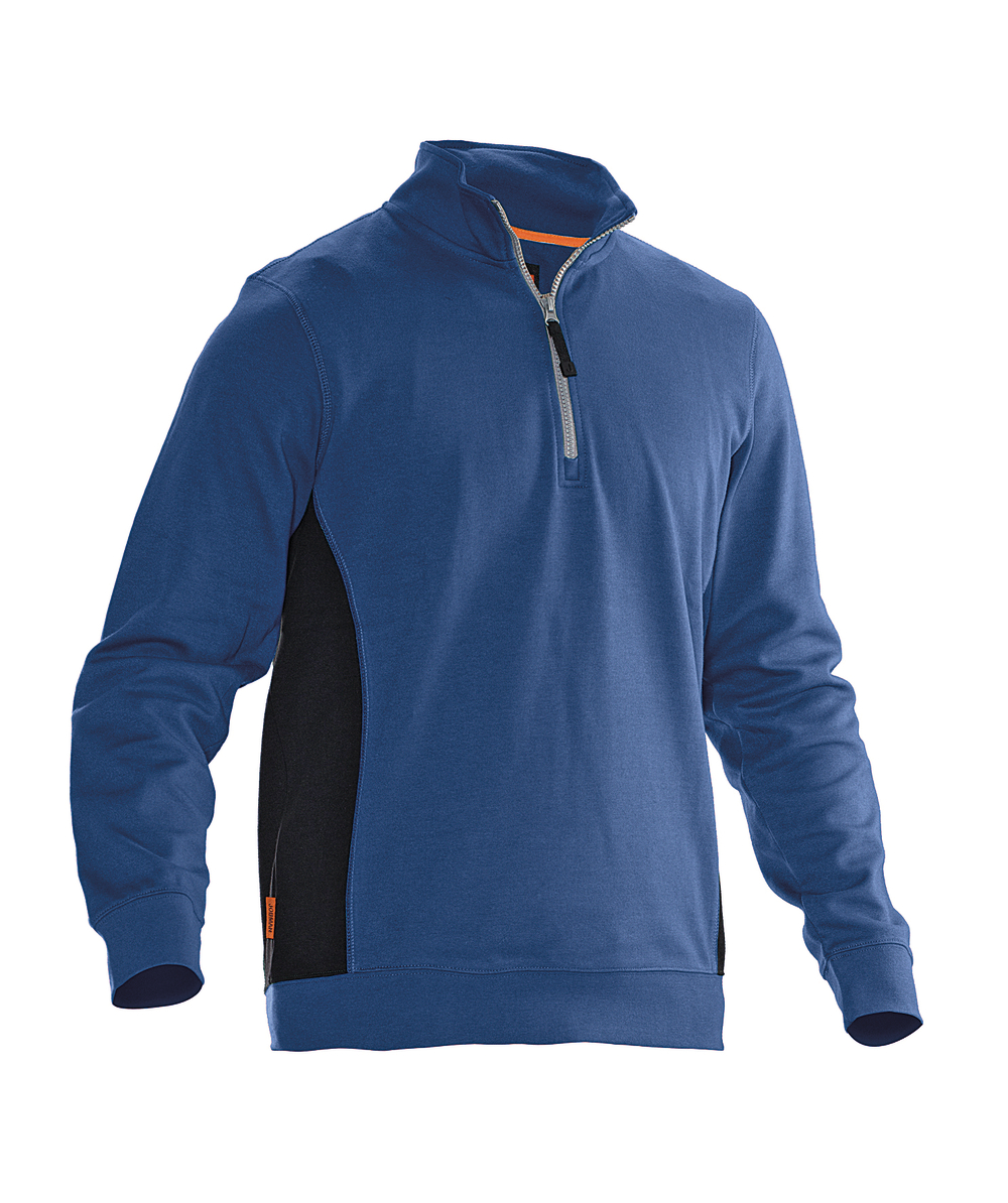 Jobman sweatshirt 5401, blauw/zwart, XXJB5401B