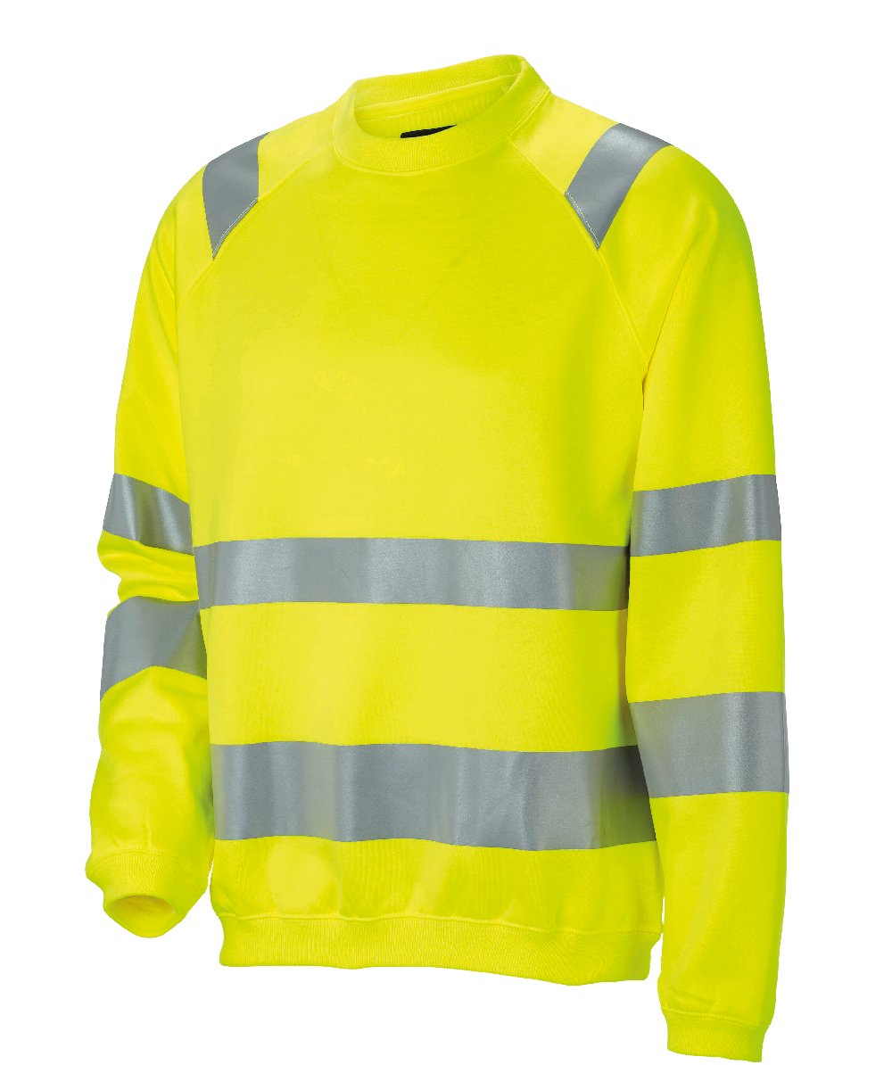 Jobman sweatshirt HiVis 1150, geel, XXJB1150G