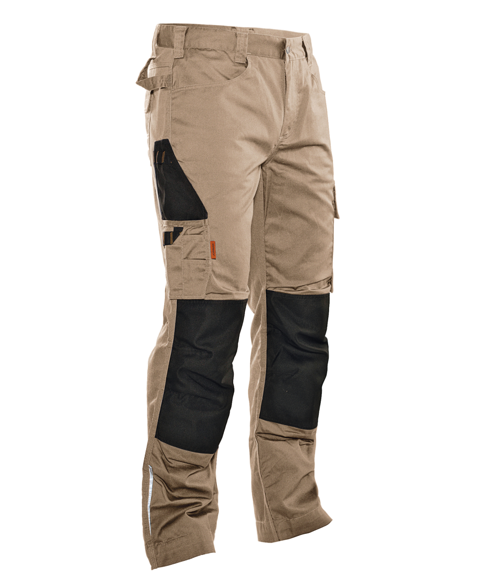 Jobman werkbroek 2321, kaki/zwart, XXJB2321K