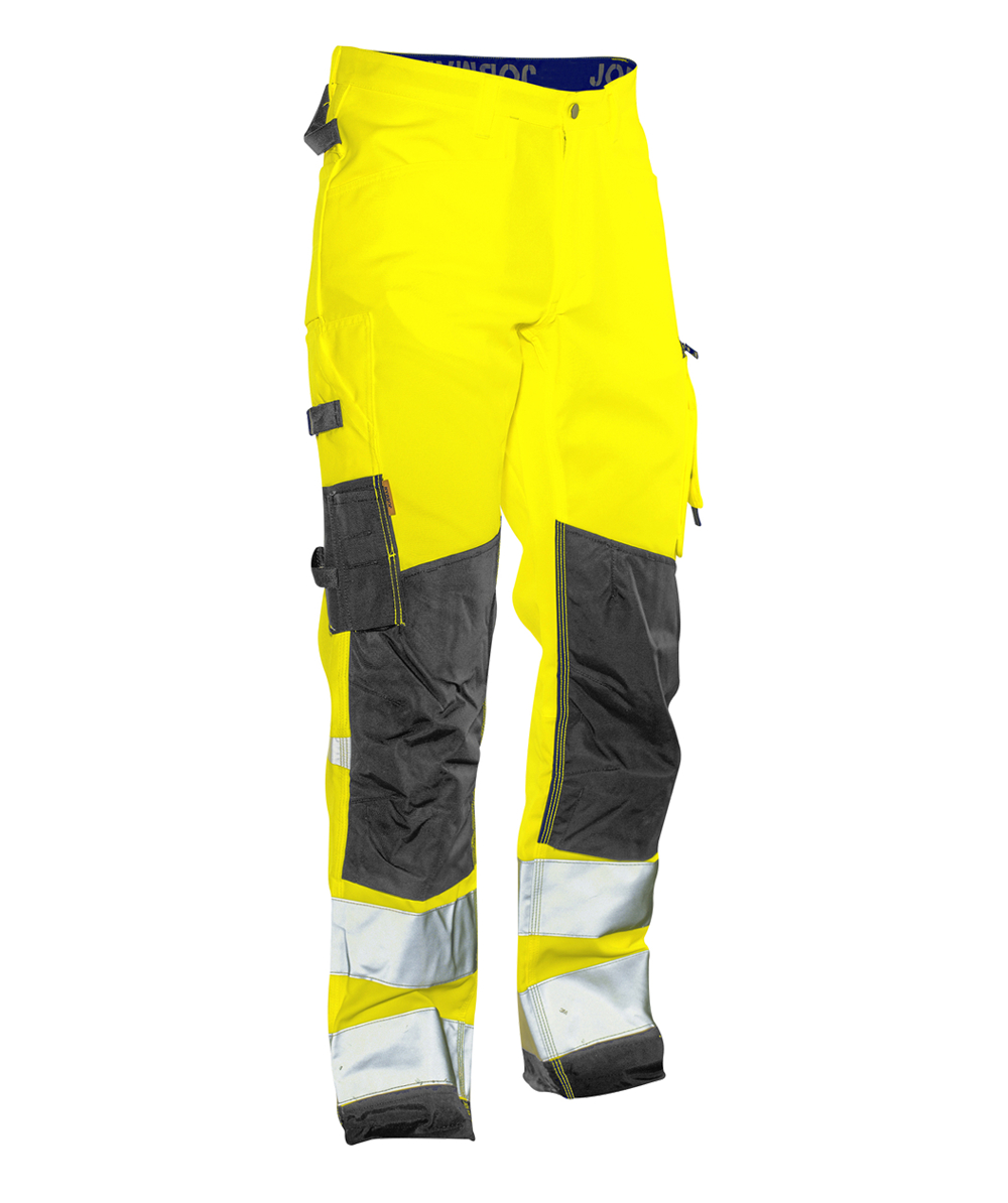 Jobman werkbroek HiVis 2221 Star geel/zwart, geel/zwart, XXJB2221G