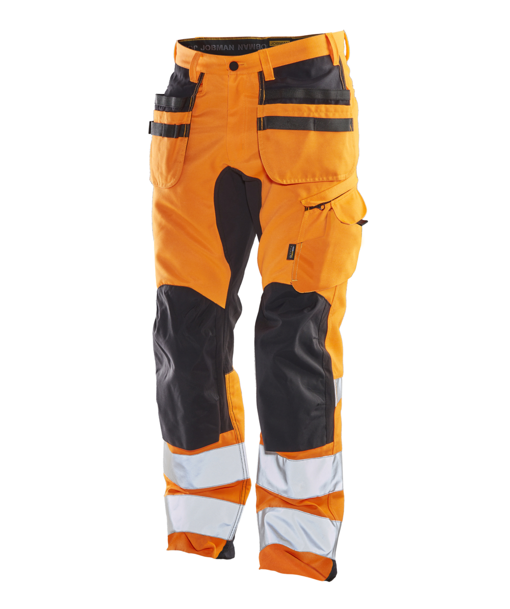 Jobman werkbroek HiVis 2240 stretch oranje/zwart, Oranje/Zwart, XXJB2240O