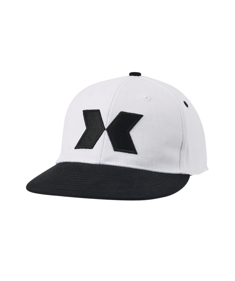 KOX Flatpeak Cap, wit/zwart, XX72513