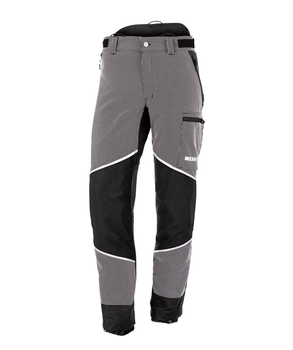 KOX snijbeschermingsbroek Caribou 2.0, zwart/grijs, XX71224