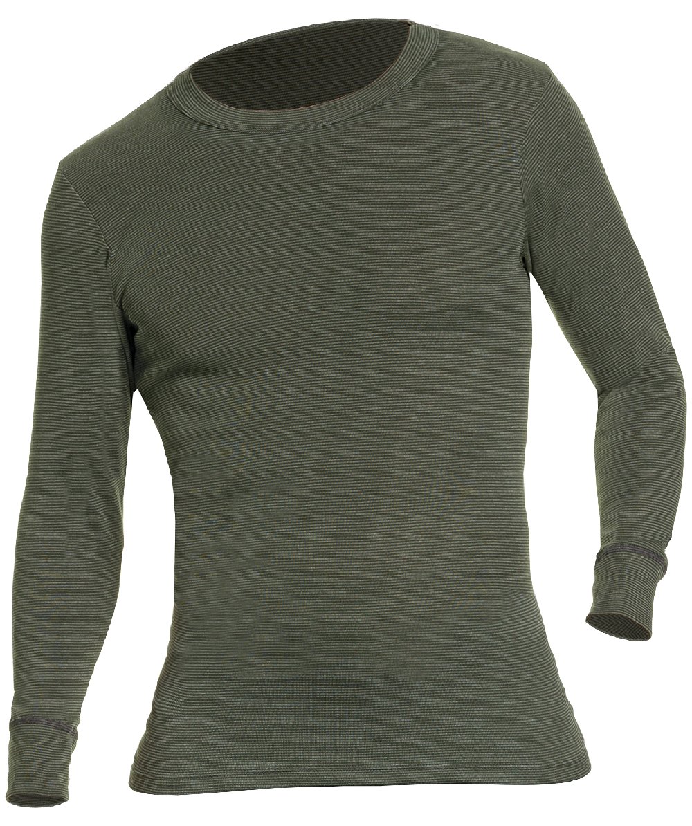 Kumpf shirt met lange mouwen Klimaflausch, olijfgroen, XX77116