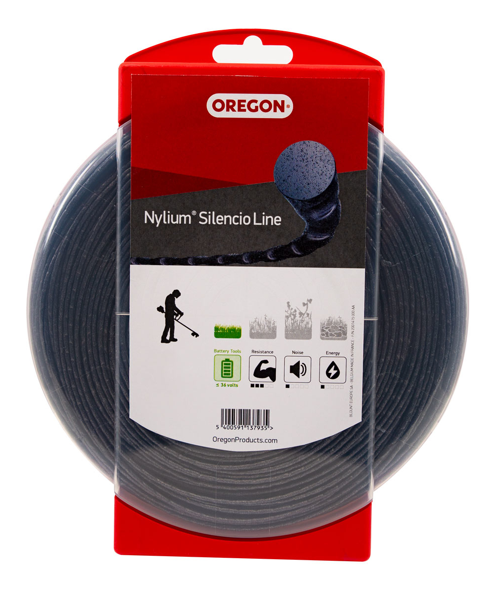 Oregon Nylium Silencio bosmaaierdraad, Diameter 3,5 mm, lengte 40 m, Diameter 3,5 mm, lengte 40 m, 800013