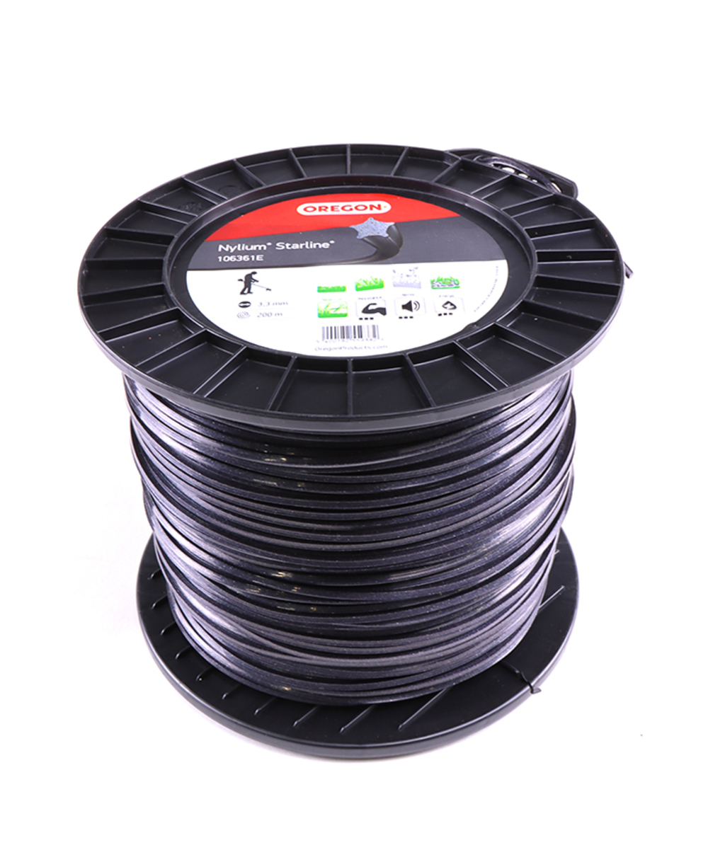 Oregon Nylium Starline maaidraad, Diameter 3,3 mm, Lengte 200 m, 106361E
