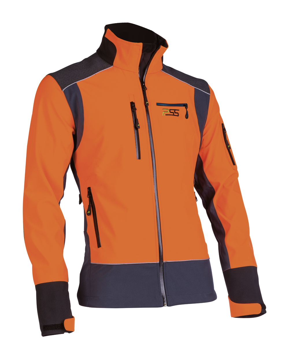 PSS Softshell Jas X-treme Shell, oranje/grijs, XX76112