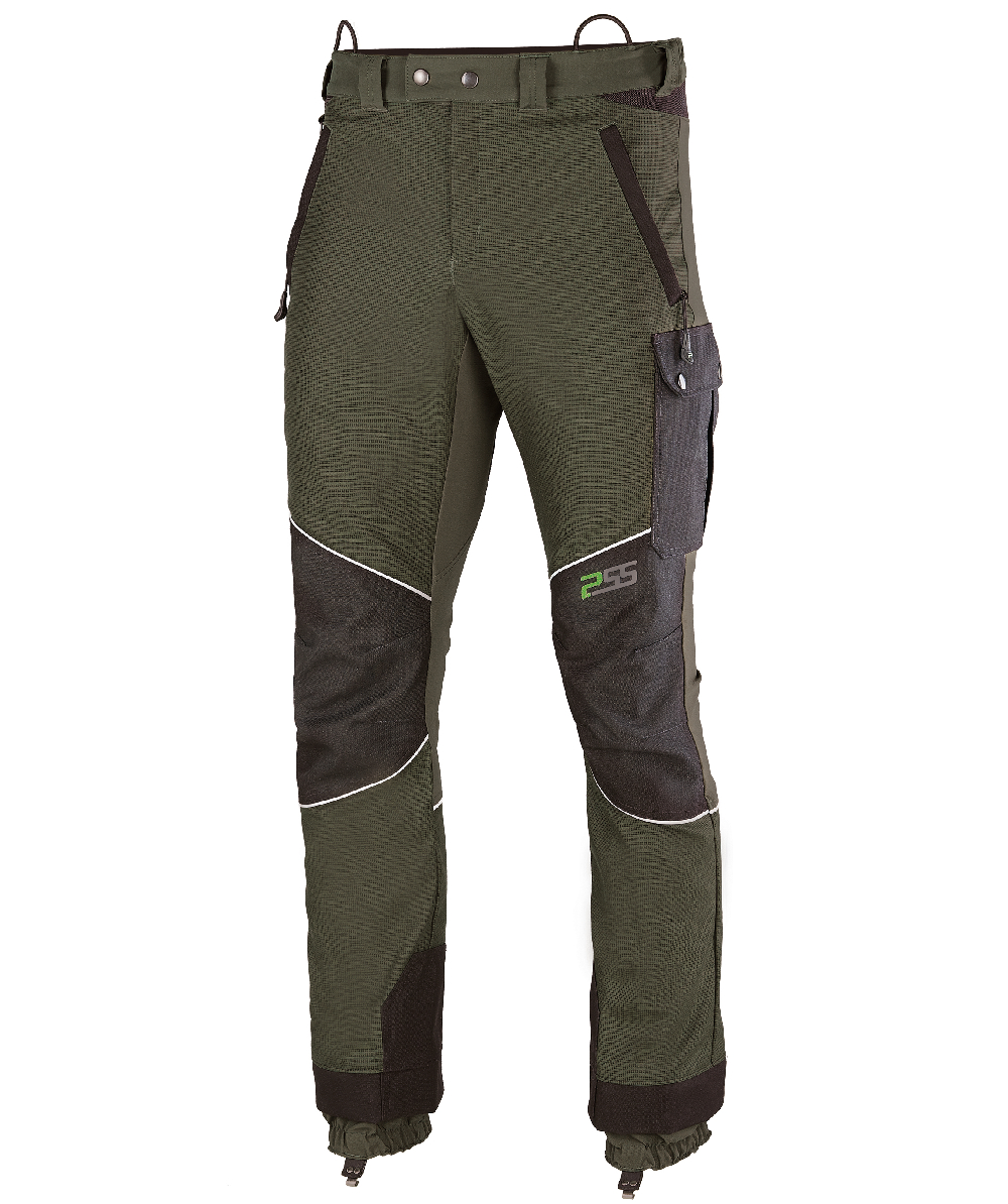 PSS X-treme Work werkbroek zonder membraan, groen/zwart, XX78210
