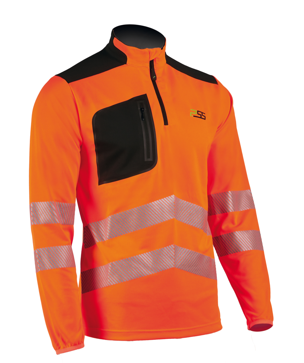 PSS functioneel shirt / functioneel shirt met signaalwerking X-treme Skin lange mouw oranje/zwart, oranje/zwart, XX77149