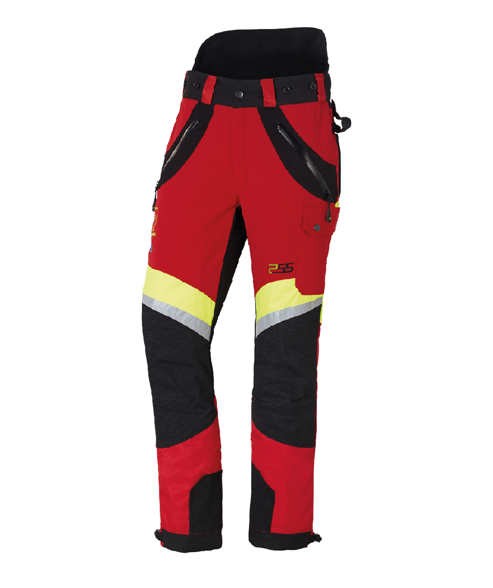 PSS snijbeschermingsbroek X-treme Air, rood/geel, XX71209