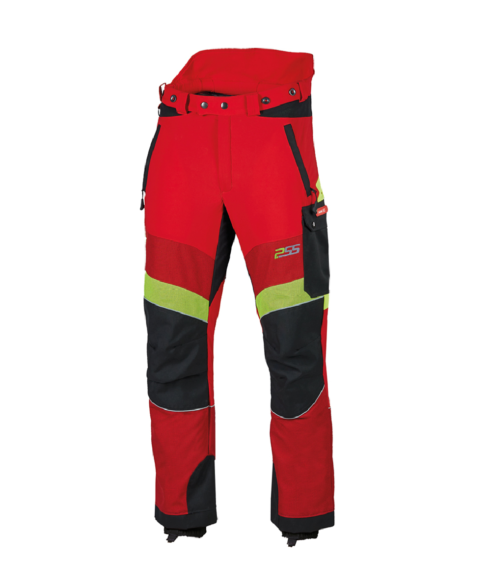 PSS snijbeschermingsbroek X-treme Breeze rood/geel, rood/geel, XX71231