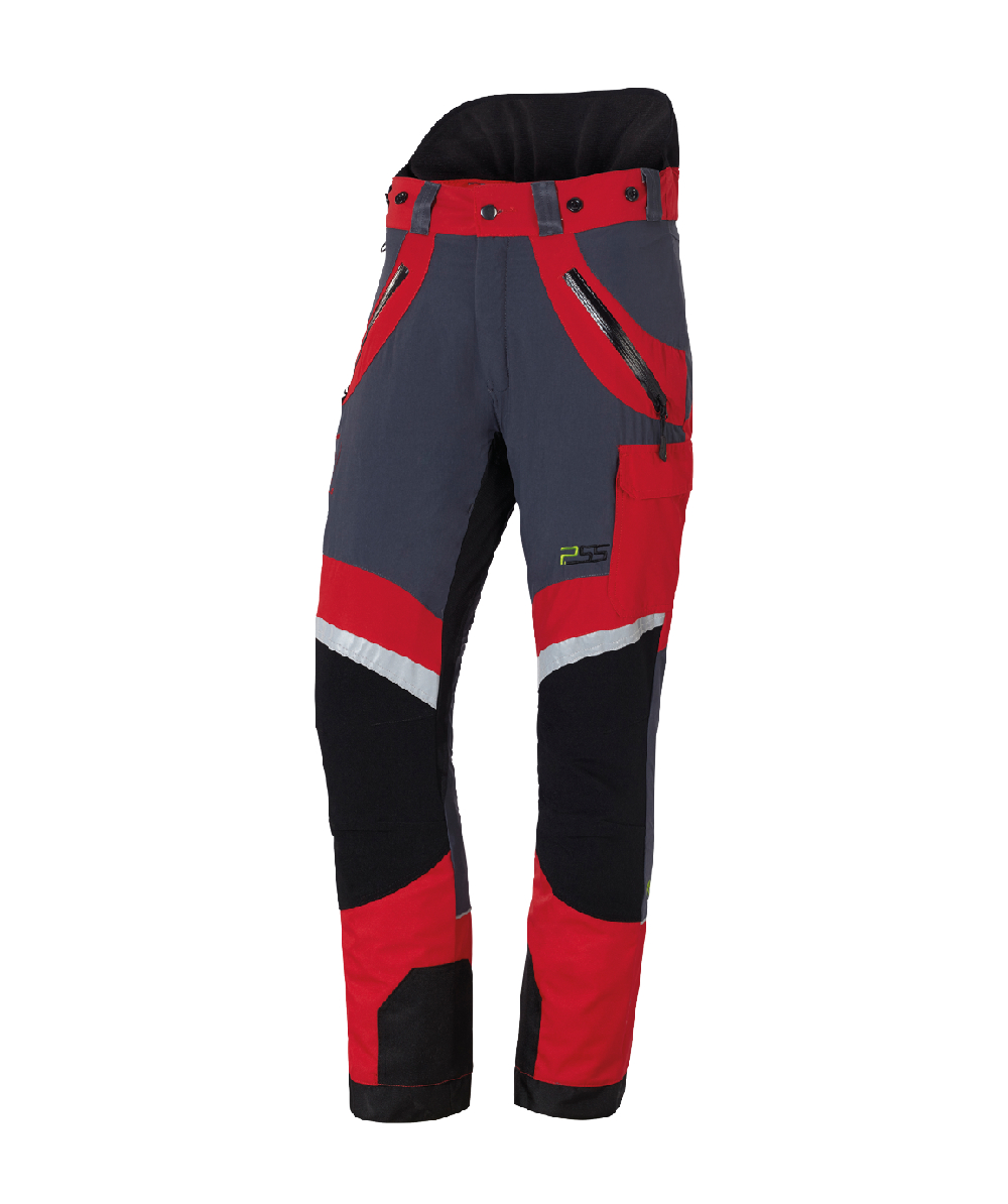 PSS snijbeschermingsbroek X-treme Light, rood/zwart, XX71211