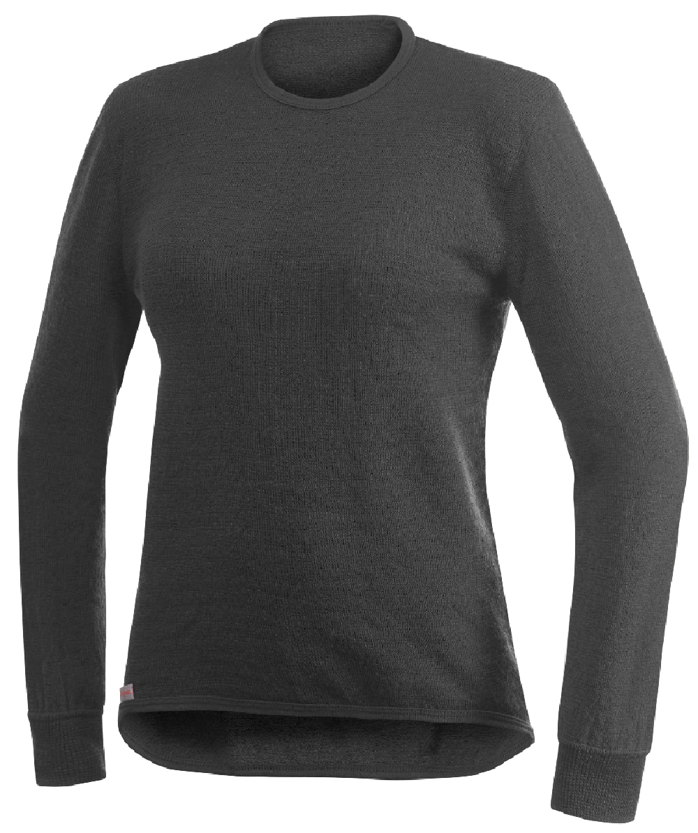 Woolpower Crewneck 200 hemd met ronde hals / shirt met lange mouwen van merinowol grey, XXWP7112G