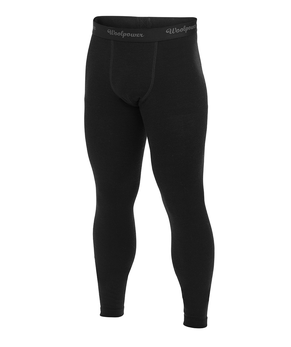 Woolpower Long Johns Ms LITE / Lange onderbroek black, black, XXWP6341S