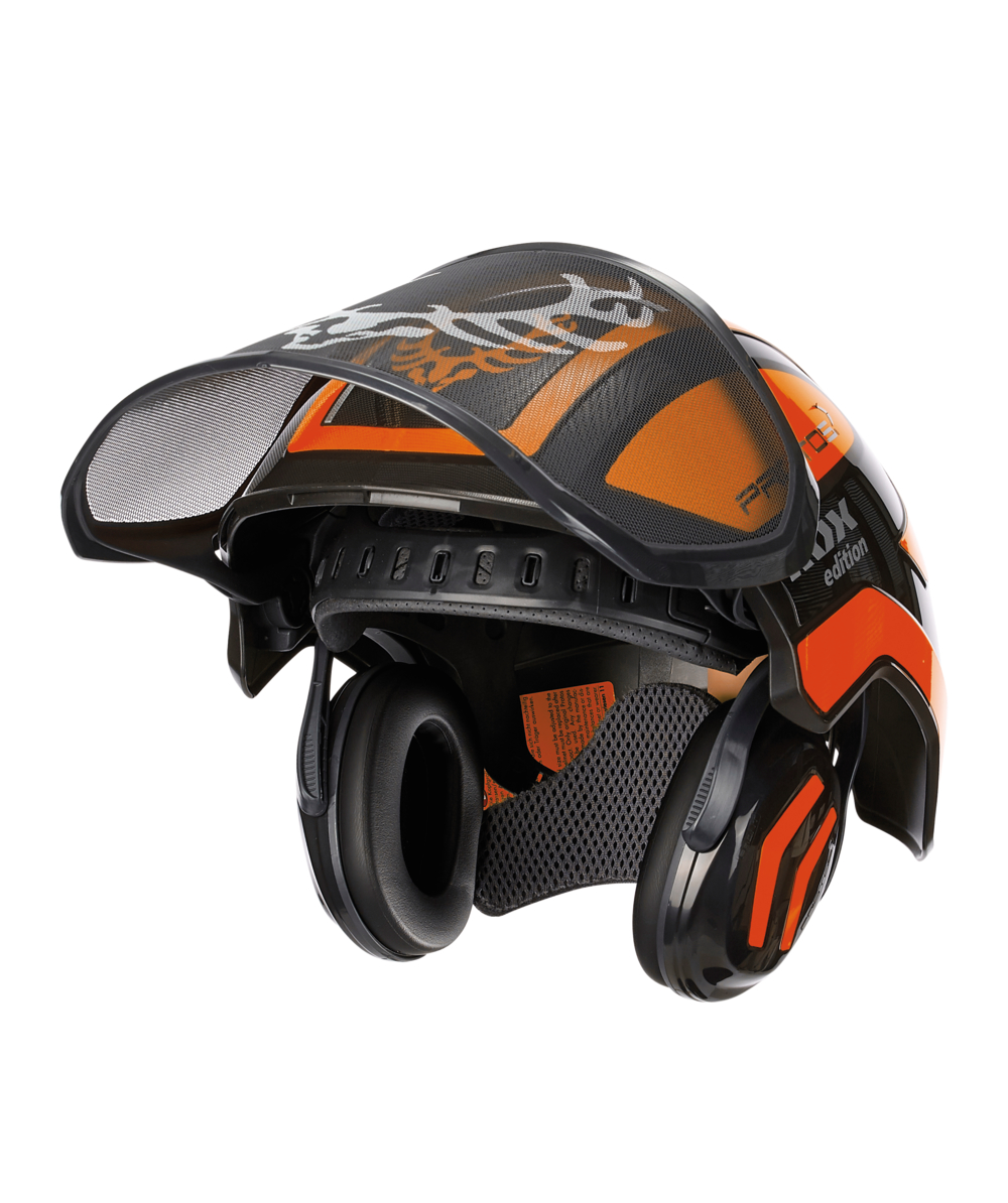 Protos helm met visier en gehoorbescherming Integral Forest KOX editie