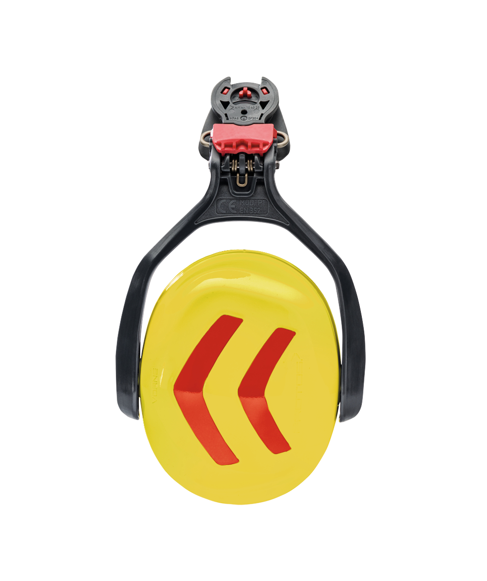 kappen voor gehoorbescherming Protos Integral, KOX edition geel/rood, XX74232